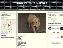 Tablet Screenshot of harrysautoservice.com